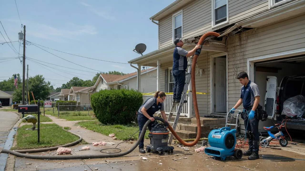Water Damage Restoration in Evansville, WY near me